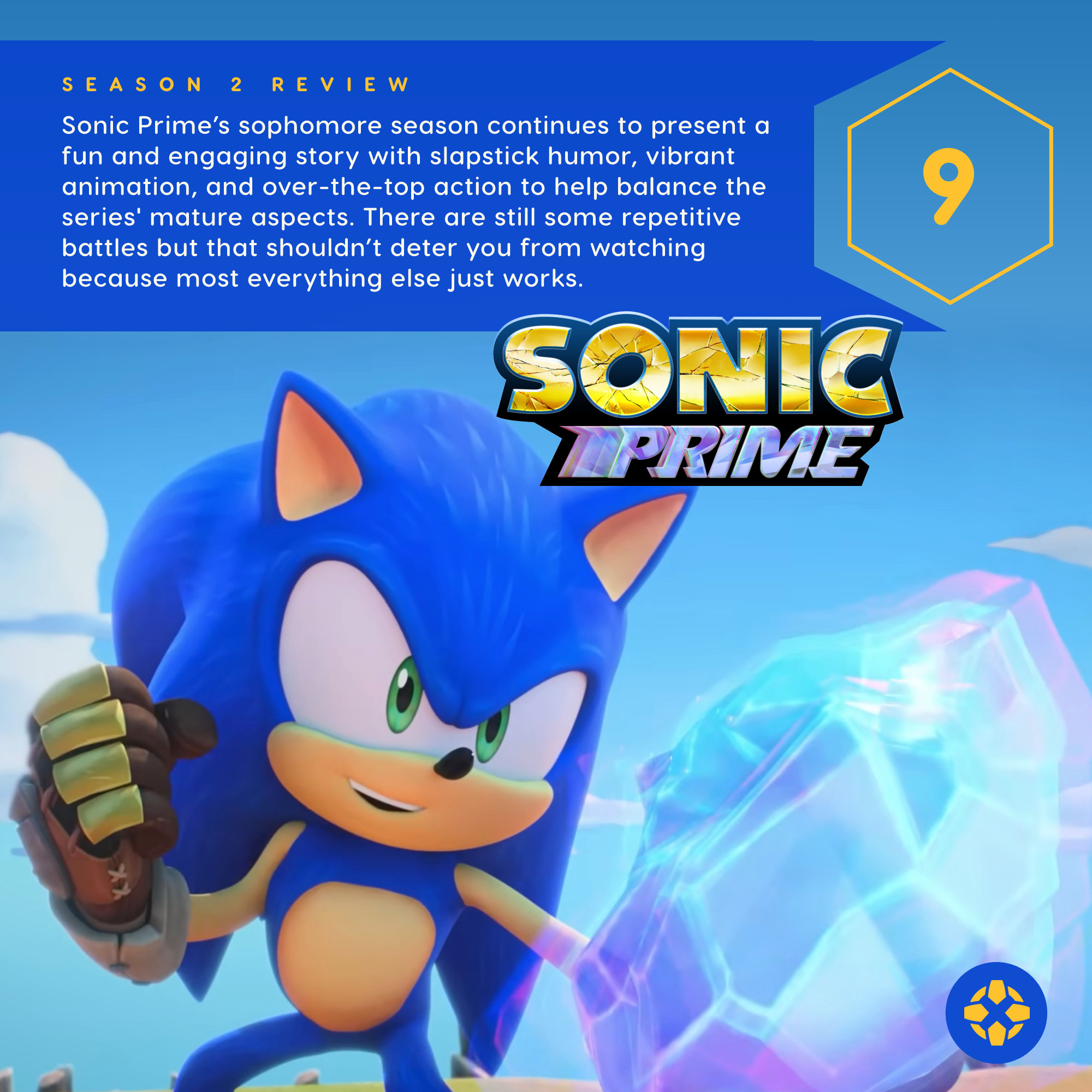 Sonic Prime is a suitable treat we recommend enjoying at a semi-slow pace -  Gamepur