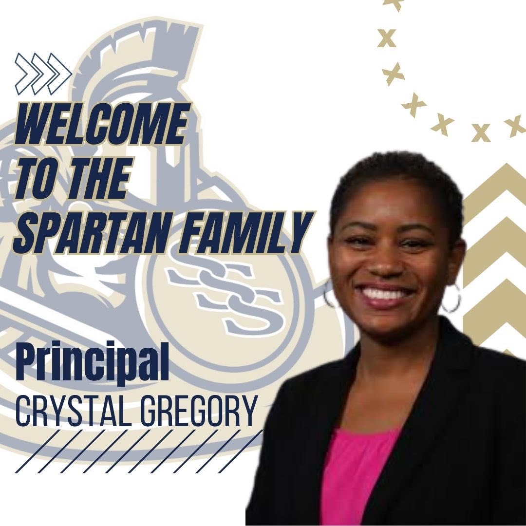 The Smithfield-Selma High School Athletics Department is thrilled to introduce our new principal, Crystal Gregory! Let's give her a warm and enthusiastic Spartan Family welcome! We are excited to have her as a part of our team. <a href="/SSS_Spartans/">SSS High School</a> <a href="/JCPS_NC/">Johnston County Public Schools</a> <a href="/innovationJCPS/">Innovation Academy- Johnston County Public Schools</a>