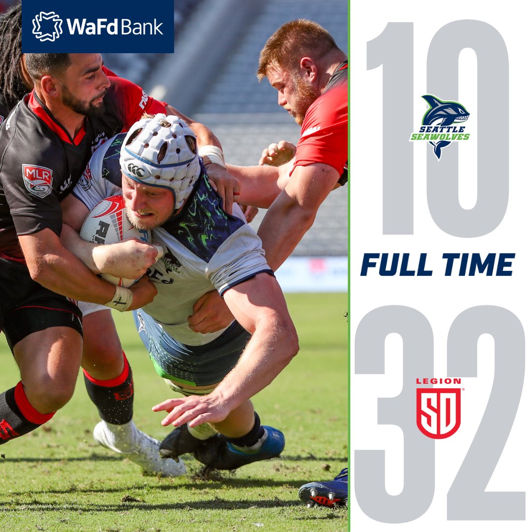 FULLTIME! @WAFDbank Incredible efforts by all of your Seawolves! Thank you to the fans for an amazing season. Although it’s not the outcome we wanted, we’re very proud of the work we put in and how far we’ve come. @usmlr | #TogetherWeHunt