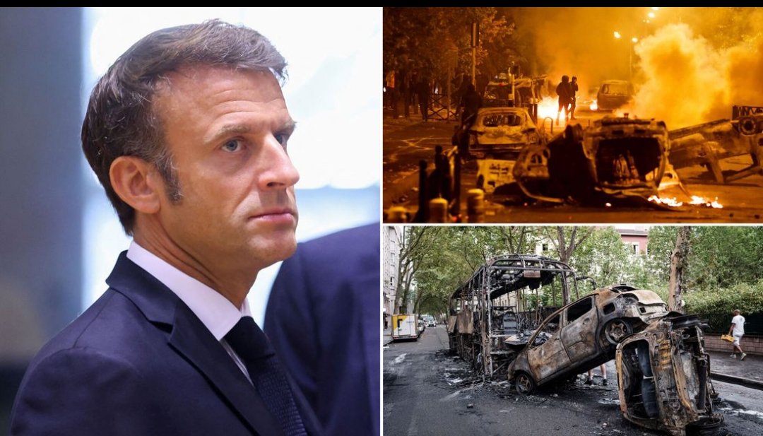 ZubairJavedMlk's tweet photo. The only solution France has is to cut off internet service to stop the work of #disinformation operators, Europeans should read a #eudisinfo lab report .
#France #FranceRiots #FranceProtests #Emeutes #Macron #Paris #FranceOnFire
#FranceHasFallen #EuropeanUnion https://t.co/dn8aFoMc8o