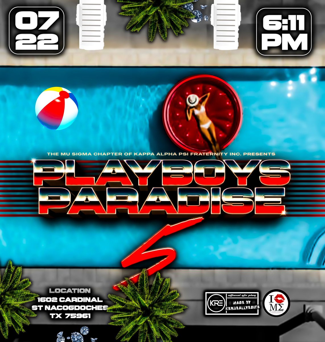 PLAYBOYS PARADISE 5😮‍💨🏖️.

JULY 22nd, 2023. 

SAVE THE DATE 🫵🏽‼️#playboysparadise5 #PP5