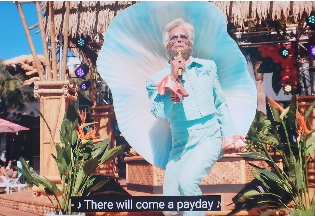 StormsandSativa's tweet photo. Perfect entrance after holding out on Uncle Baby Billy for 2 episodes! I've been singing this song for a week 🎶 #TheRighteousGemstones #UncleBabyBilly #WaltonGoggins #BabyBilly #CousinsNight #StreamingonMax #HBOMax #HBO #DannyMcBride #Gemstones https://t.co/c9QeZcGAMq