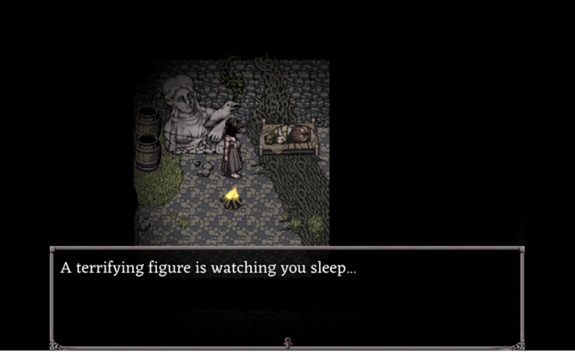 JustBorlap's tweet photo. “Playing this game made me feel like shit.
And that’s the point.”

🦴 Fear and Hunger review up now on https://t.co/uDbBe5OPCv! 🦴 Beware the content warnings for this one. https://t.co/7opuW7NMaL