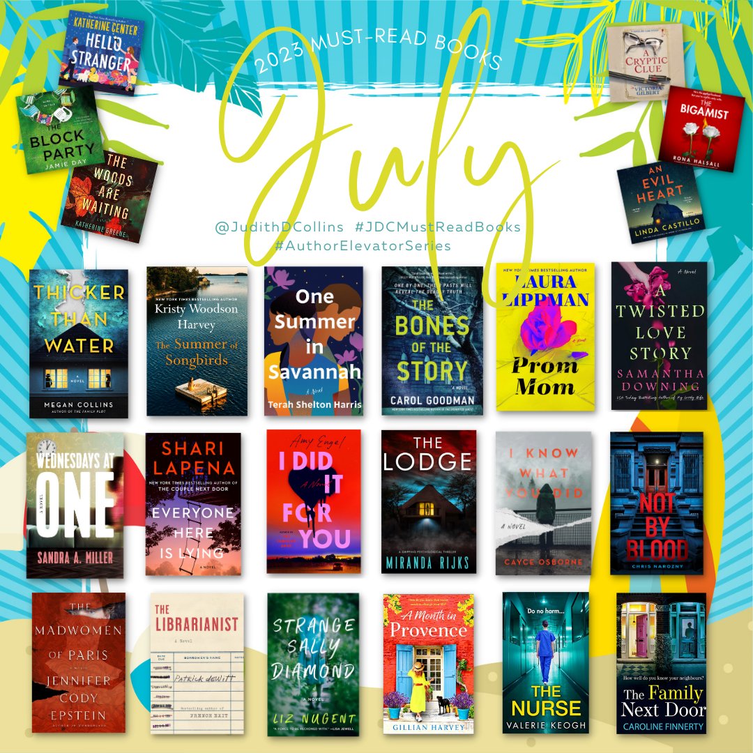24 Top Must-Read Books 📚 Coming July 2023! Starting off with a bang on July 4th ‼ 🎇bit.ly/July2023BookNe… Who is ready for Summer Beach Reads?  🏖 Are any of these on your July list?  #jdcmustreadbooks #summerreads