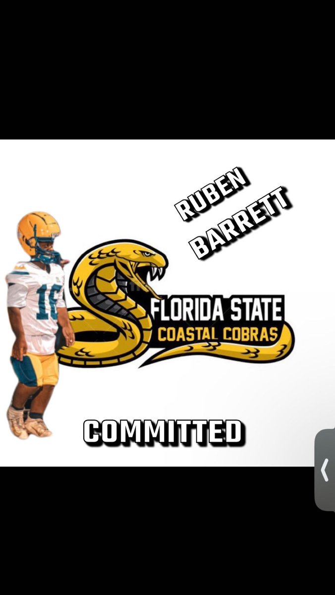 #AGTG First of I would like to thank god for putting me in this position today with that being said I will be committed to Florida state costal cobras 🐍