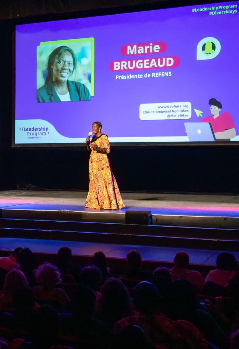 MarieBikes's tweet photo. À la soirée tremplin de @diversidays , j’ai eu l’occasion de parler de mon histoire, mon parcours et de REFENS, Réseau des Femmes Entrepreneures Nord Sud au @Theatre_Femina . 
Merci à @BxMetro @FrenchTechBdx @Bordeaux , @diversidays ,  @KedgeBS @LaFrenchTech @2gapF https://t.co/4e0SFPBuvJ