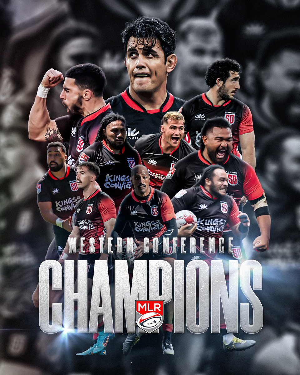 Major League Rugby (@usmlr) on Twitter photo Ladies & gentlemen, let’s hear it for the best in the West 🔥
<a href="/SDLegion/">San Diego Legion Rugby</a> | #QuestForTheShield | #MLR2023 Ladies & gentlemen, let’s hear it for the best in the West 🔥
<a href="/SDLegion/">San Diego Legion Rugby</a> | #QuestForTheShield | #MLR2023