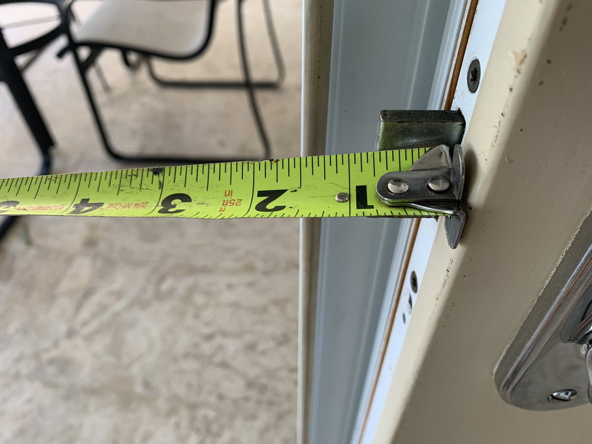 IntegralWindst2's tweet photo. Hoppe lock replacement on a Kawneer 2000T Terrace door. Works like it is brand new https://t.co/wVQZh2PAAC