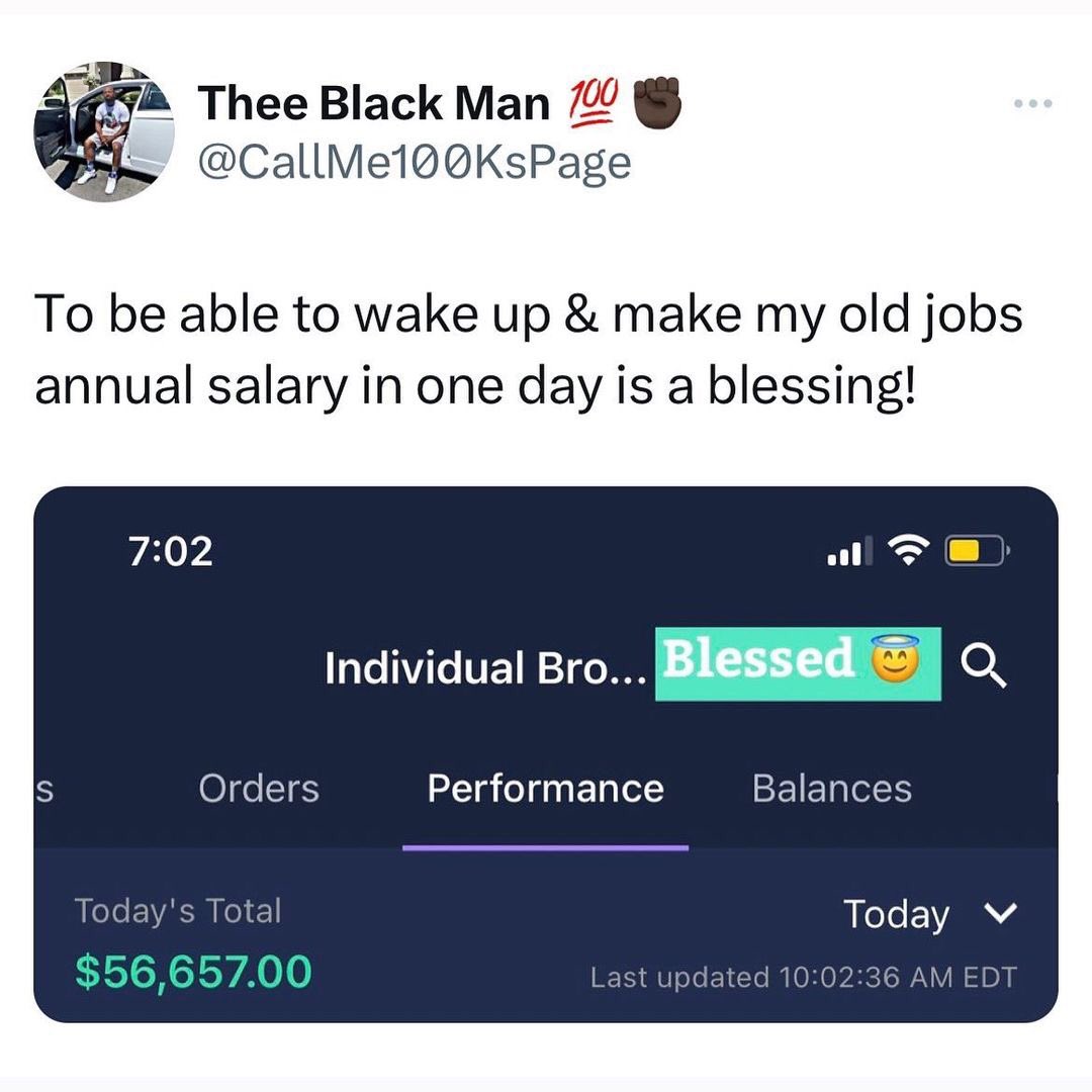 callme100kk's tweet photo. I and my group been on fire 🔥 especially lately. I’ve given them 4/5 swing plays that all ran over 500% ROI!! I love helping the group get paid. My mission always been the same, to have the most success stories! If I can help as many average https://t.co/j102n1gTYo
