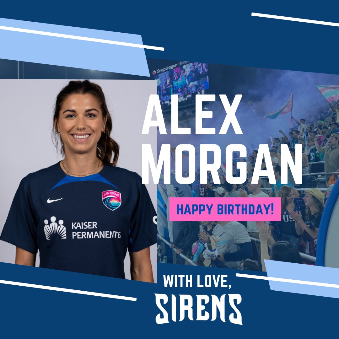 Happy birthday to Alex Morgan!
Share your birthday wishes for Alex here!  