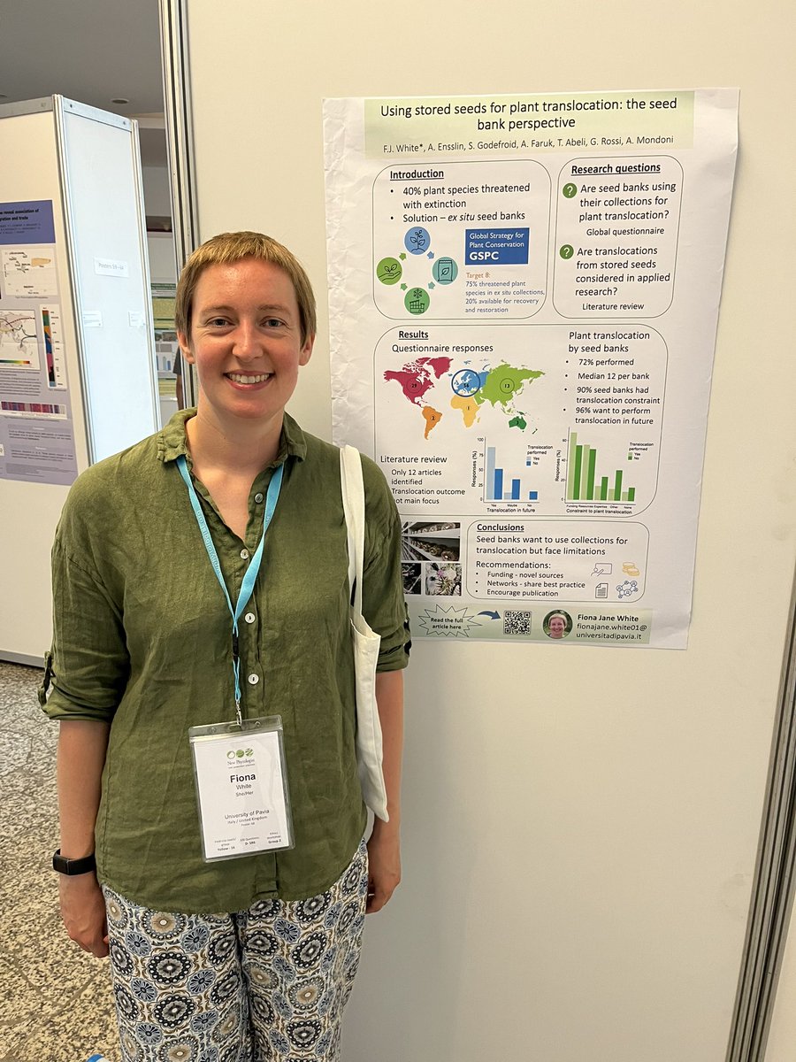 Happy to be here, come and find my poster to discover more about my research ☺️🌱 #npnextgen