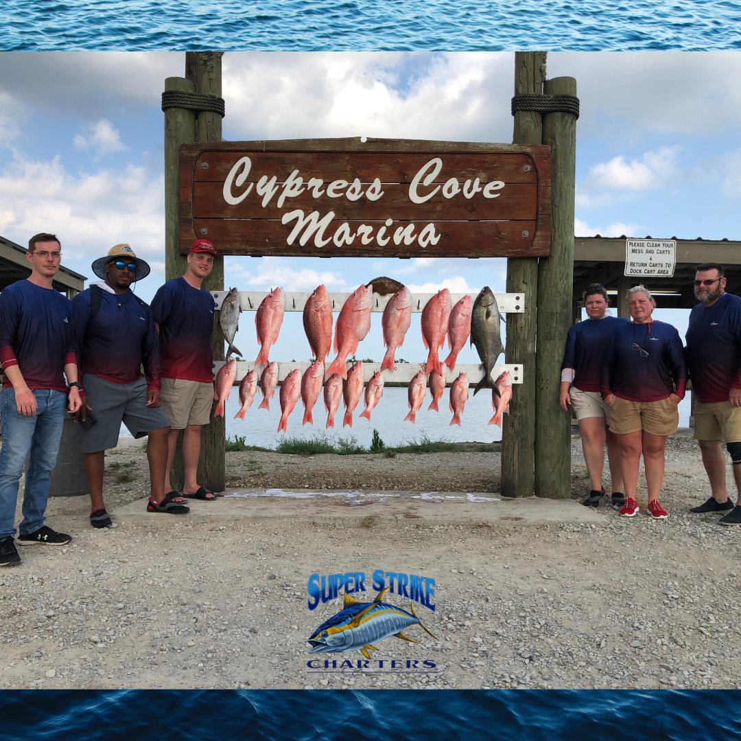 DPMSSC's tweet photo. Who's bringing in 18 red snpper, 2 almaco jacks, and a strawberry grouper? Captain Bob and the Brown group that's who!
#fishing #Louisiana #redsnapper #fourthofjuly #july4th #4thofjuly #almacojack #strawberrygrouper #saltwaterfishing #fish #superstrikefishingcharter https://t.co/J1nXmfa5p4