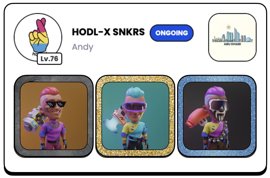 HODL-X GENESIS SNKRS SOLD OUT | 2nd SALE IS LIVE tweet media