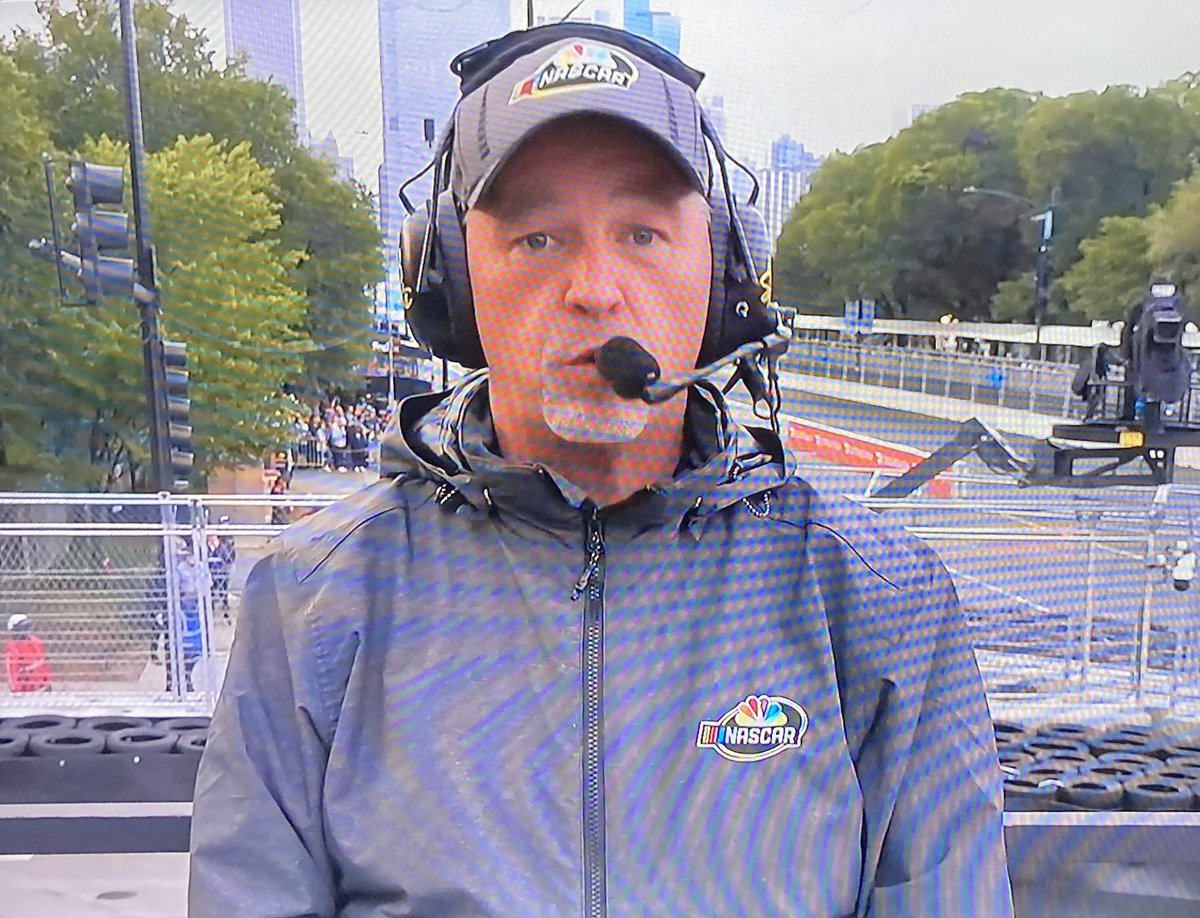 Love seeing <a href="/SiriusXMNASCAR/">SiriusXM NASCAR Radio (Ch. 90)</a>’s <a href="/TheMikeBagley/">Mike Bagley "Bagman"</a> on <a href="/NASCARonNBC/">NASCAR on NBC</a> tonight. 
#ChicagoStreetRace