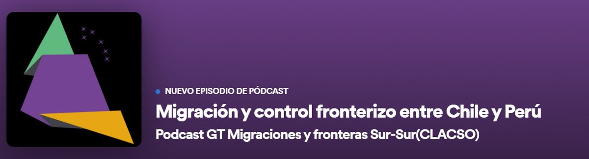 Migraciones y Fronteras Sur-Sur tweet media