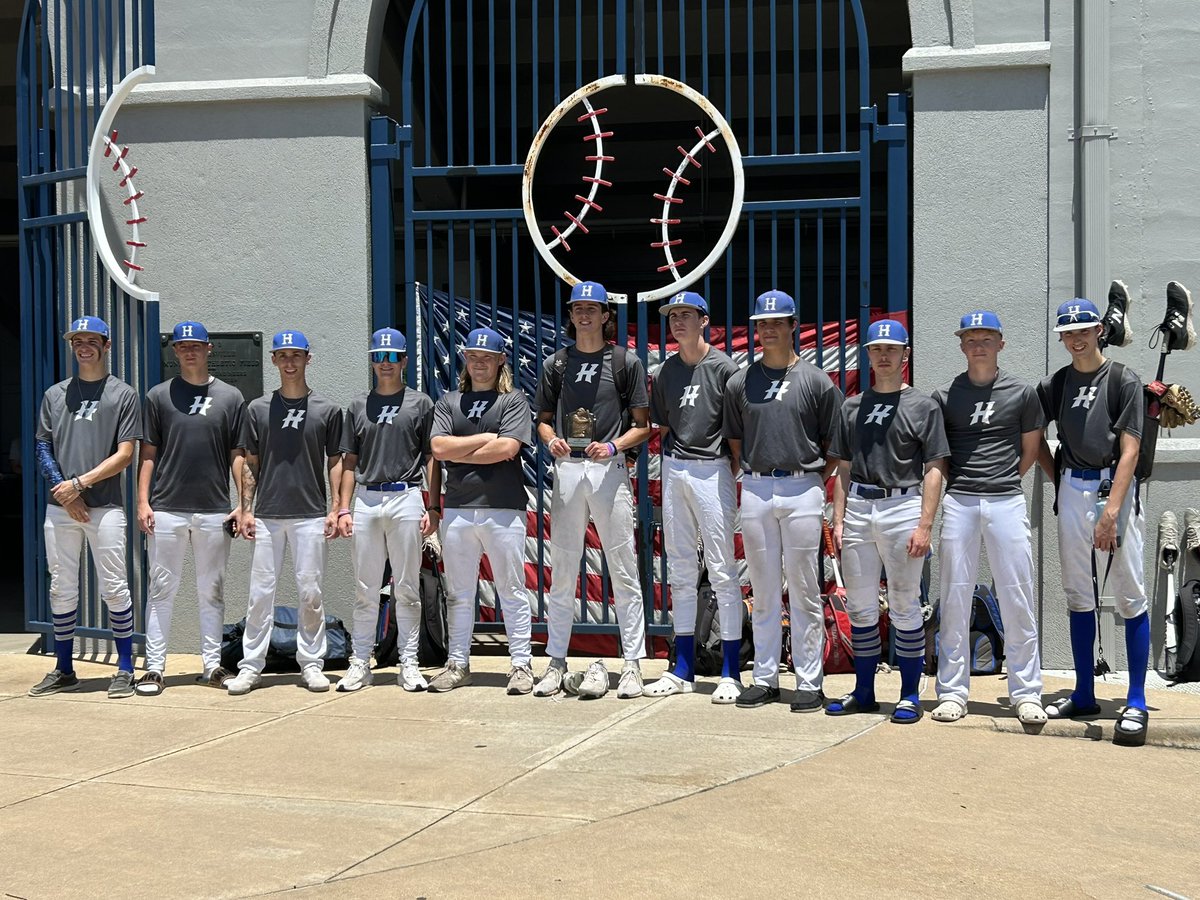 hillcrestbb's tweet photo. 64 straight Glen Winget Memorial Tournament’s and counting for the Hillcrest boys. Another year of great memories and a solid showing from a fun group of young men! Congratulations to Braxton Baker, who was selected to the Dale Francka All-Tournament Team. https://t.co/cgbn4tEy1U