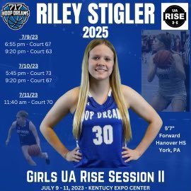 RileyStigler23's tweet photo. Here is my team’s schedule for the UA Rise Session II in Kentucky! Can’t wait! Come check us out!! #underarmour #ourhouse #basketball #exposure #college #ballout https://t.co/pyqJx4x8PH