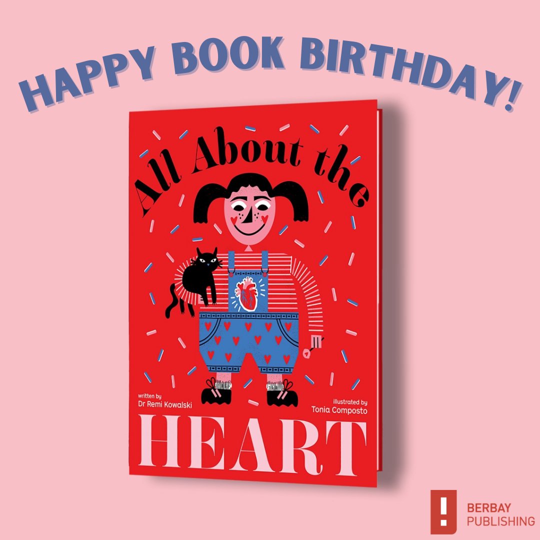Happy Publication Day! Does your heart really stop when you sneeze? Can it break? Curious kids will find the answers to all their questions and more in All About the Heart by paediatric cardiologist Dr Remi Kowalski and illustrated by Tonia Composto.