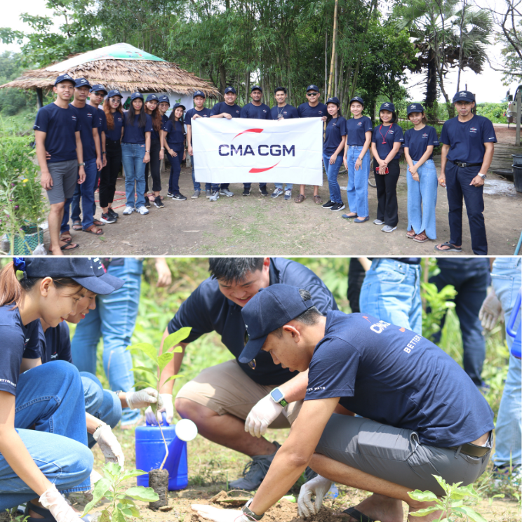 CNCShipping's tweet photo. Our Myanmar team partnered JCI Myanmar to #ActforPlanet by planting 120 trees in Hlgeu Township in Yangon; and donated protective covers,fertilisers & watering system to help the saplings grow
This is to combat toxic chemical pollution,halt desertification & slow global warming https://t.co/15HskwTn67