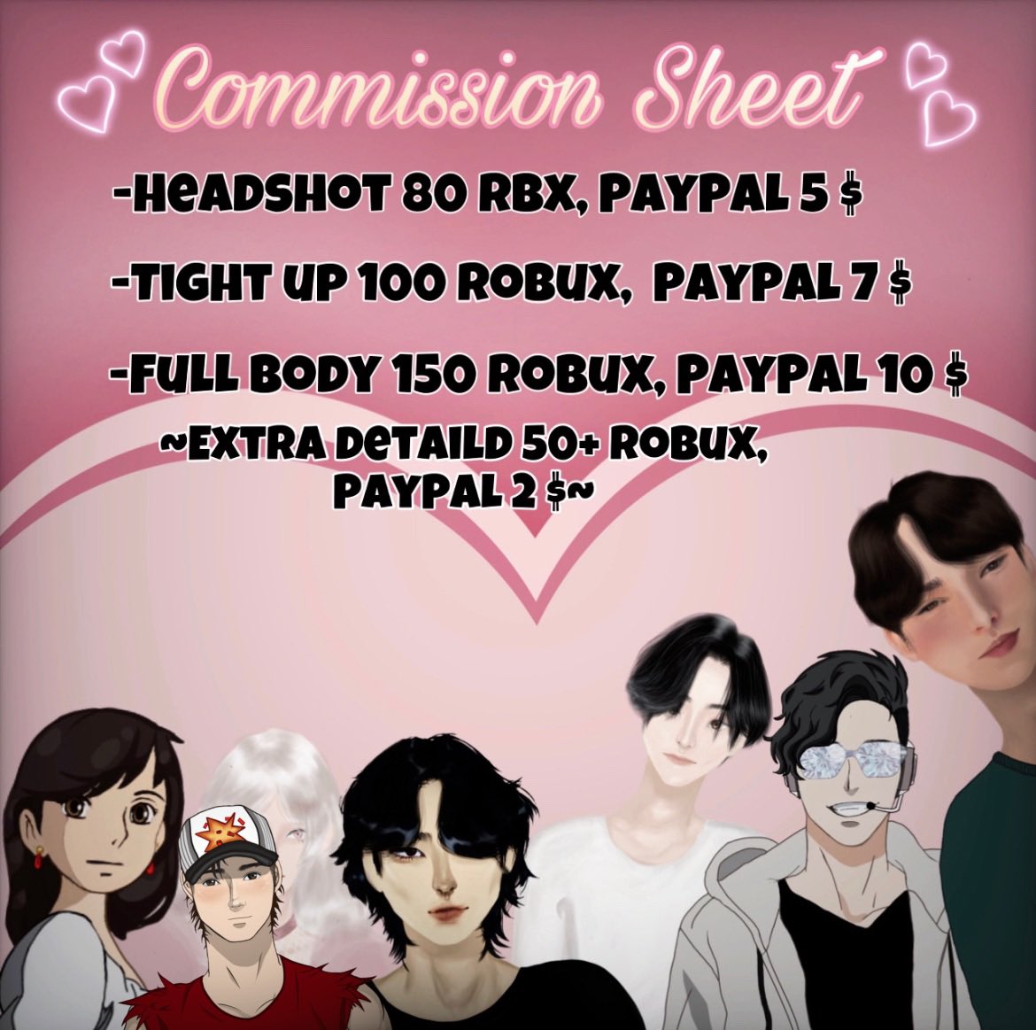RA1NFEAR's tweet photo. #Roblox #comissionsopen #art #portrait #royalehigh #adoptme #robux #PayPal #Giftcard #ROBLOX #twitter https://t.co/0NxmNj3hEt