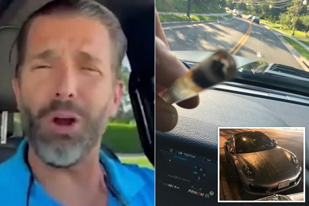 TheJFreakinC's tweet image. Don Jr. was smoking crack in his car while driving! See, there’s a picture uploaded by Polo Marco to prove it!