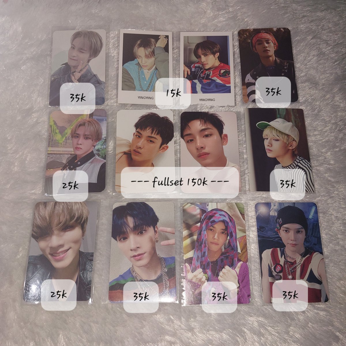 hasatapro's tweet photo. @sellkpopdata Ready stock aab pc wayv kun winwin xiaojun yangyang pc nct 127 taeyong universe jewel favorite catharsis, start 15k-35k only
Take all in pict 300k + freebies official
Excl pack+adm 4%, bisa split payment menghindari besarnya adm, keep event max 1x, freeong shopee, dom jog https://t.co/GTiGT5QVjH