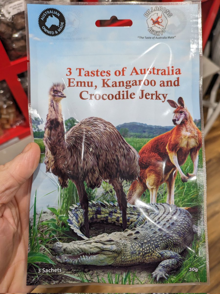 Aussie Jerky.
We are the only country that eats our coat of arms.