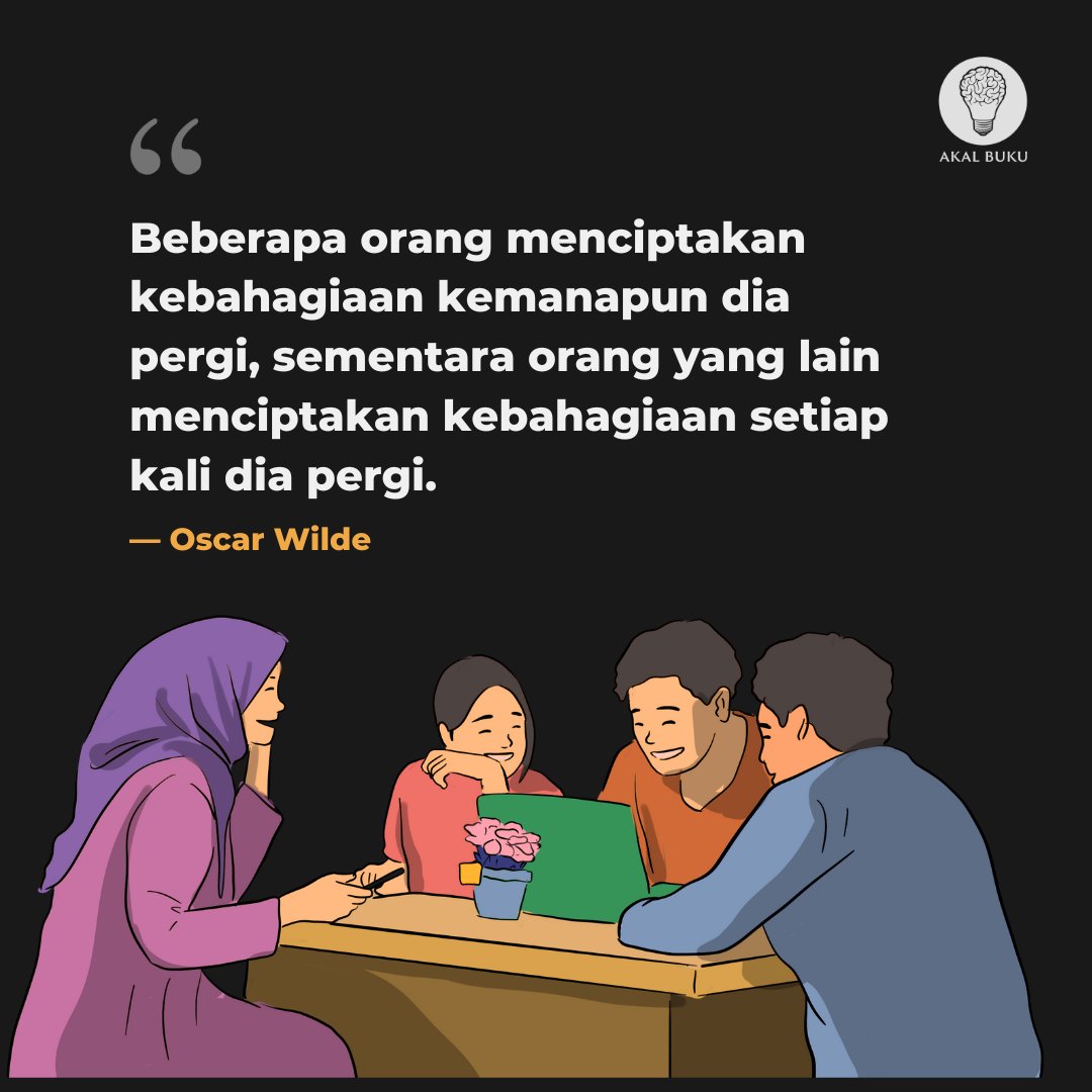AkalBuku's tweet photo. Tidak semua kepergian itu menyedihkan. Perginya orang yang menyebalkan misalnya. https://t.co/2QcrrYFcoM