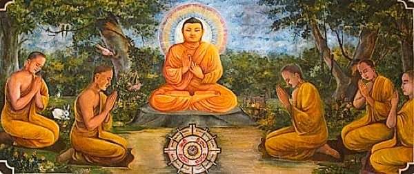 सभी देश एवं प्रदेशवासियों को गुरु पूर्णिमा व 'धम्म चक्र प्रवर्तन दिवस' की हार्दिक बधाई एवं अनंत शुभकामनाएं।
विश्वधम्मगुरुनायक,तथागत गौतम बुद्ध ने सारनाथ में प्रथम धम्म उपदेश अपने पांच शिष्यों को दिया था इसीलिए आज के दिन धम्म चक्र प्रवर्तन दिवस (संघ दिवस) के रूप में मनाया जाता है।
