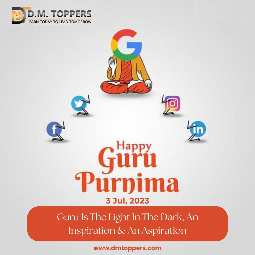 dmtoppers's tweet photo. Happy Guru Purnima! Today is a day to be grateful to thank, be humble and smile, Thank you for making my life worthwhile.
Official Website :- https://t.co/vLBnbX6fYC
.
.
.
**************************
#gurupurnima #guru #happygurupurnima #guruji #india #teacher #love #blessings https://t.co/pQQ7CYxiMx