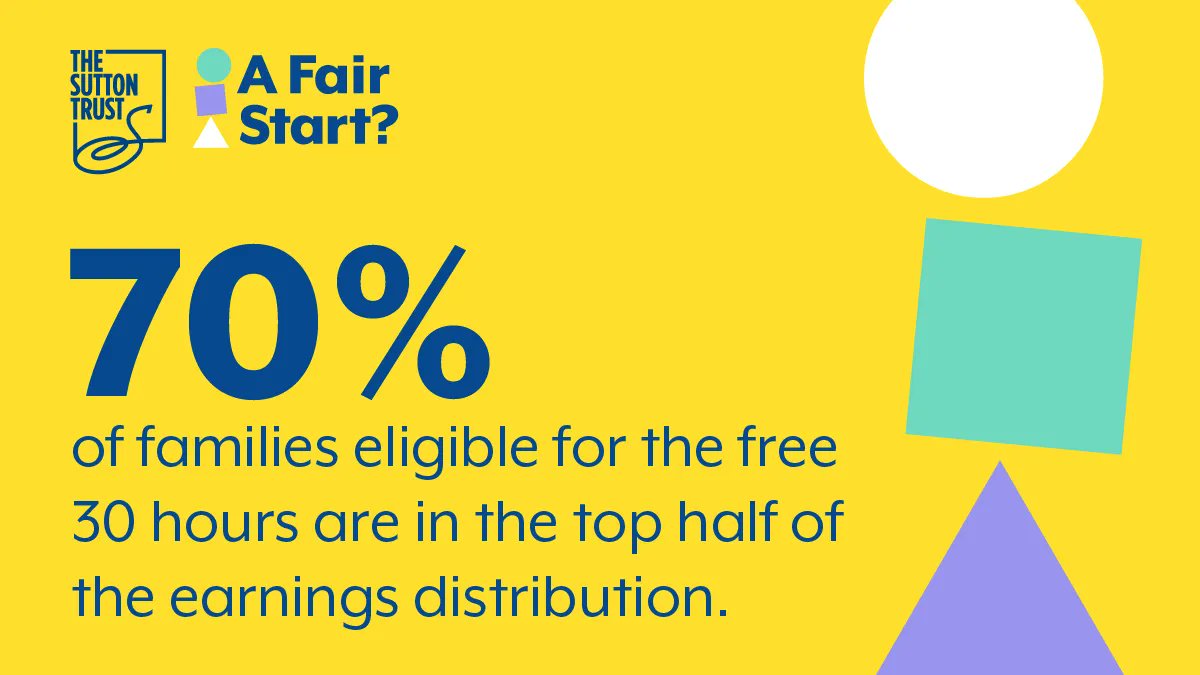 The Sutton Trust on Twitter "Our childcare system is both unfair and
