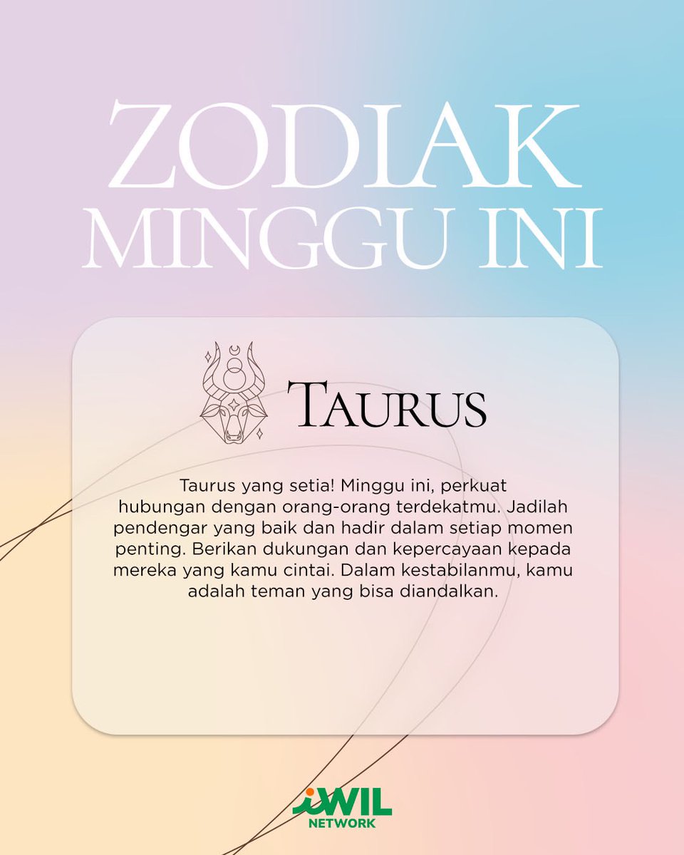 iwil_network's tweet photo. coba coba, diabsen dulu yang zodiaknya masuk edisi minggu ini🙌🏻 https://t.co/XlAYr39IVc