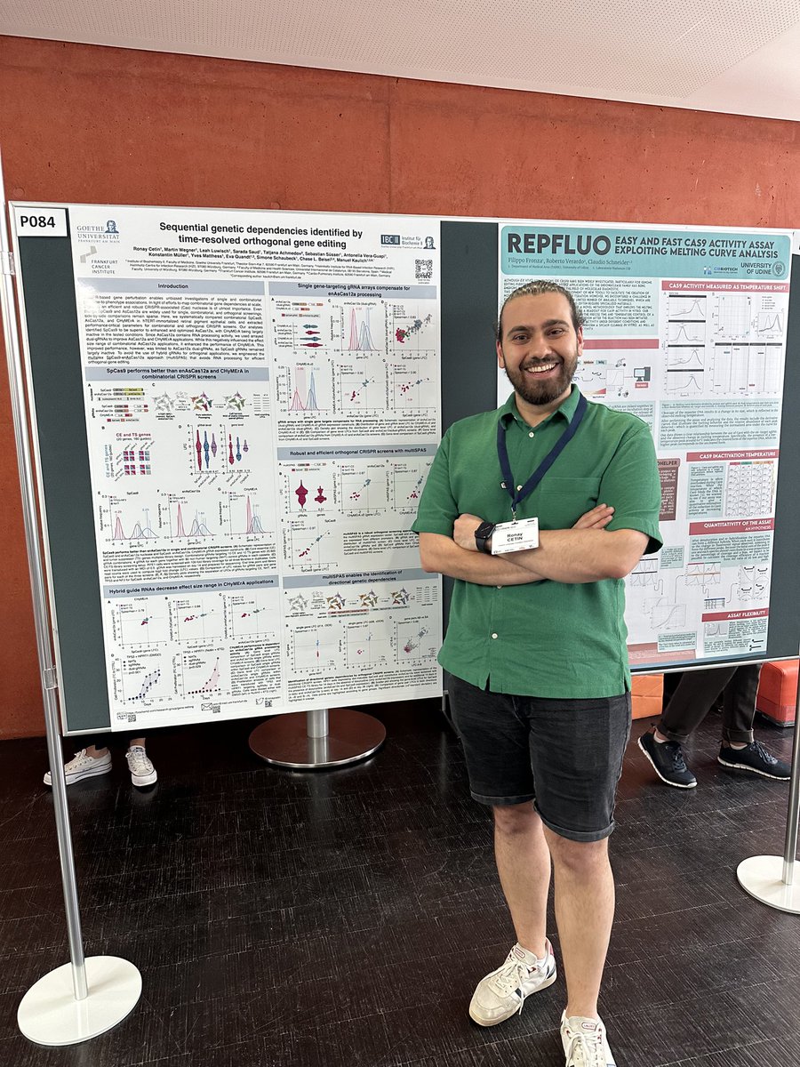 ronaycetin's tweet photo. It’s been an exciting week in at #crispr2023 in Würzburg. I had an opportunity to present our recently published work and had great discussions with scientists in #crispr field all around the world. https://t.co/JZelJcaDwb