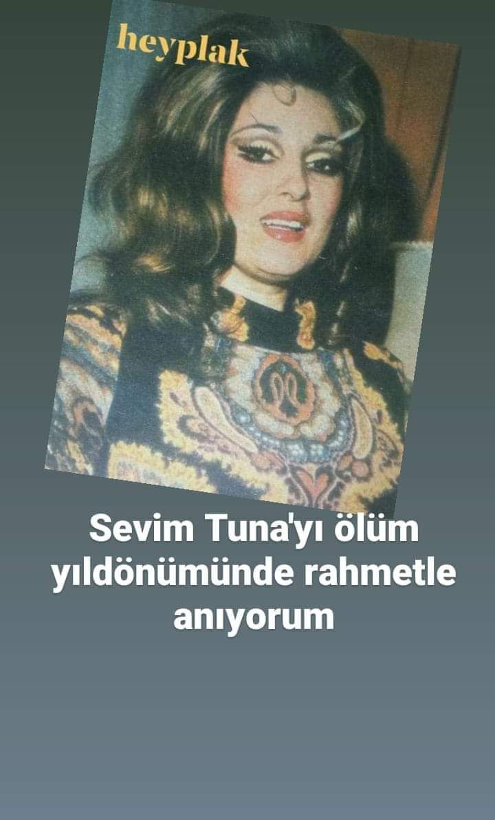ramazansozer's tweet photo. #SevimTuna ölüm yıldönümünde rahmetle anıyorum https://t.co/vGlusWxqme