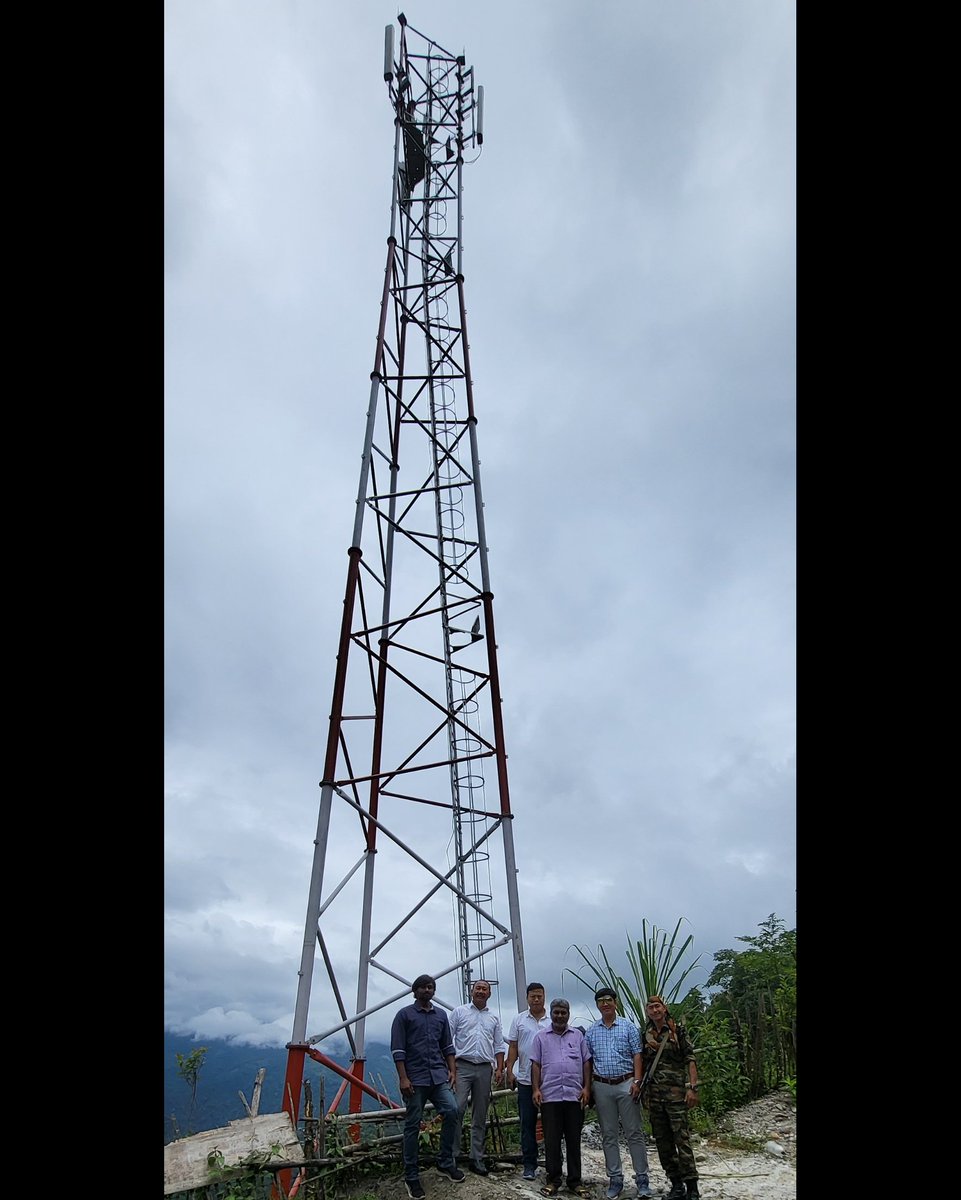 dc_upper's tweet photo. Inspected Eche Village under Taliha, Upper Subansiri District, Arunachal Pradesh. The Airtel 4G Tower has just come up - yesterday. This is 60 KMs away from Daporijo, the District HQ - the farthest Tower so far from the Dist HQ. People are grateful to Govt. https://t.co/PxgOG9ex7w