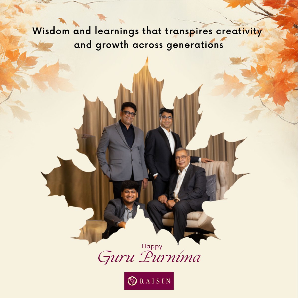 raisinglobal's tweet photo. To our fathers, our first Guru who transpires every generation towards the path of wisdom.

We are eternally grateful for every learning that has helped us to reach our current pinnacle of success.

Wishing you all the blessings of Guru Purnima 🙏

#success #Raisin #GuruPurnima https://t.co/fMY4Qn1Aa6