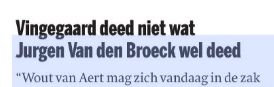 swerbrou's tweet photo. Kwart over acht en al smakelijk gelachen vandaag #woutergate https://t.co/qPr3E9CdhY