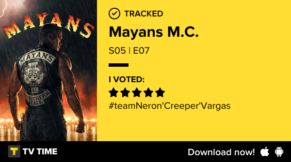 dubDUBgee's tweet photo. I've just watched episode S05 | E07 of Mayans M.C.! https://t.co/LcKhLaXqoR #tvtime https://t.co/e2f89P99uC