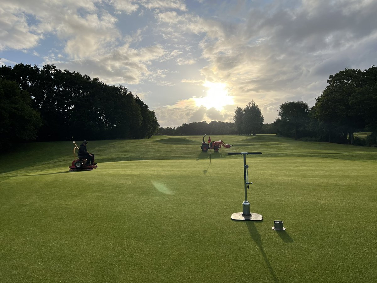 Course set up for the Lancashire ladies interclub trophy 🏆