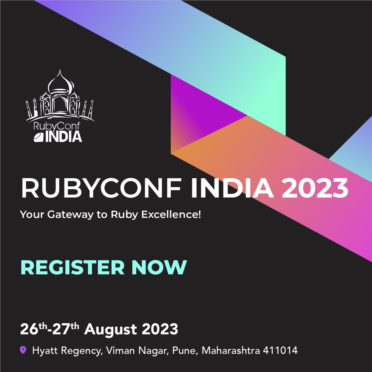 RubyConfIndia tweet media