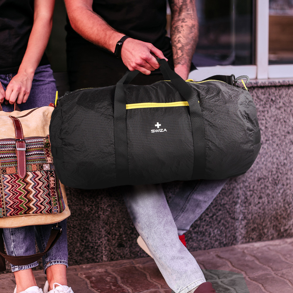 SwizaI's tweet photo. You can’t always control the destination, but, you can ensure the journey is comfortable-with Swiza’s weekend duffle bag!

#MySwiza #SwizaIndia #swiss https://t.co/kOiGbF4dCV