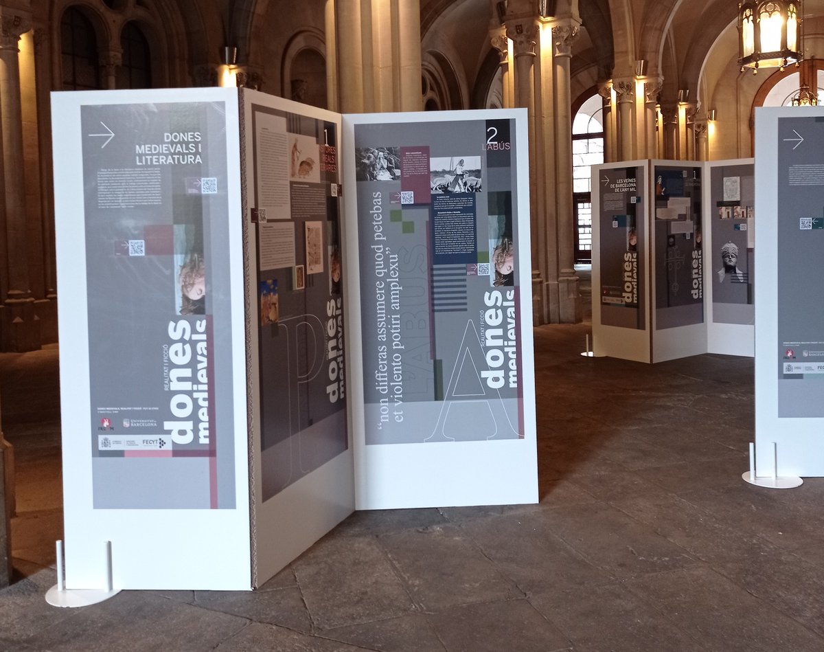 “De Femnas Medievalas, Realitat e Ficcion”, Exposicion a l’Universitat de Barcelona. Interessanta exposicion analogica dins la Bastissa Istorica de l’Universitat de Barcelona amb lo títol “De femnas medievalas. Realitat e ficcion”, rb.gy/fmepv