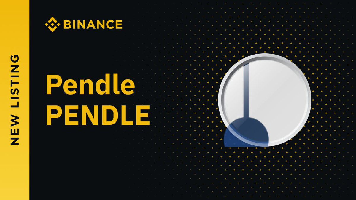 币安创新区上市Pendle（ #PENDLE ）@pendle_fi  ⏰2023年07月03日18:00(UTC+8)上线➡️https://t.co/2XMGNQUGhv #Binance #Crypto