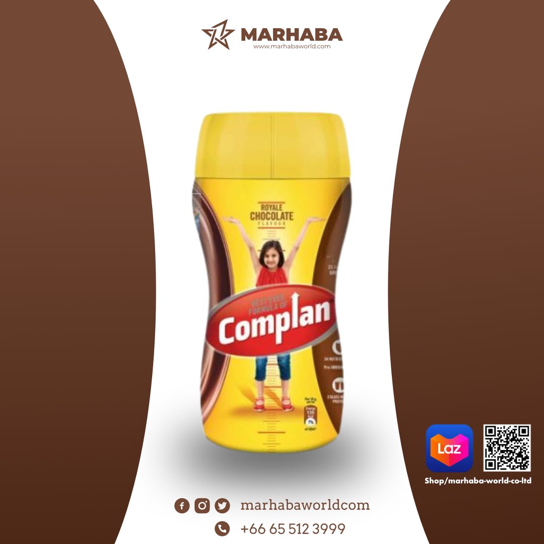 marhabaworldcom's tweet image. #marhabaworldcom #Complan #chocolate

Get Amazing offers in #MarhabaWorld store in #Lazada

Visit: lazada.co.th/shop/marhaba-w…
