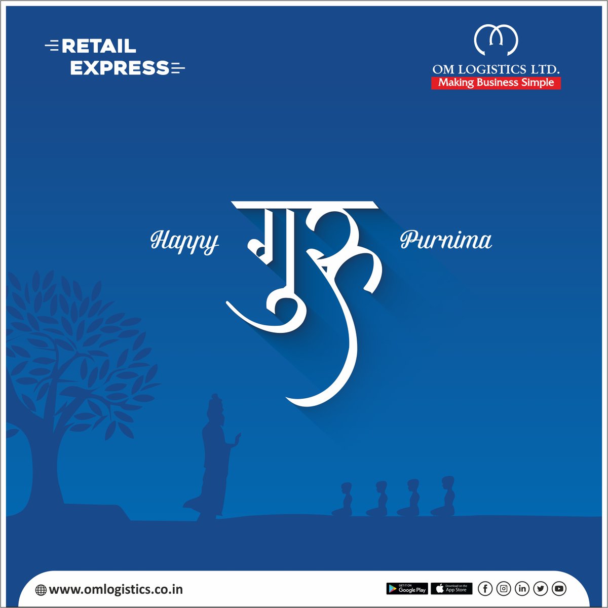 OmLogisticsLtd's tweet photo. Celebrating the invaluable gurus in the logistics industry who navigate us through the complexities of supply chains. Wishing all logistics professionals a fulfilling and enlightening Guru Purnima.
#GuruPurnima #LogisticsIndustry
#omlogistics #logistics #SupplyChain https://t.co/ttBBgdGQ3T