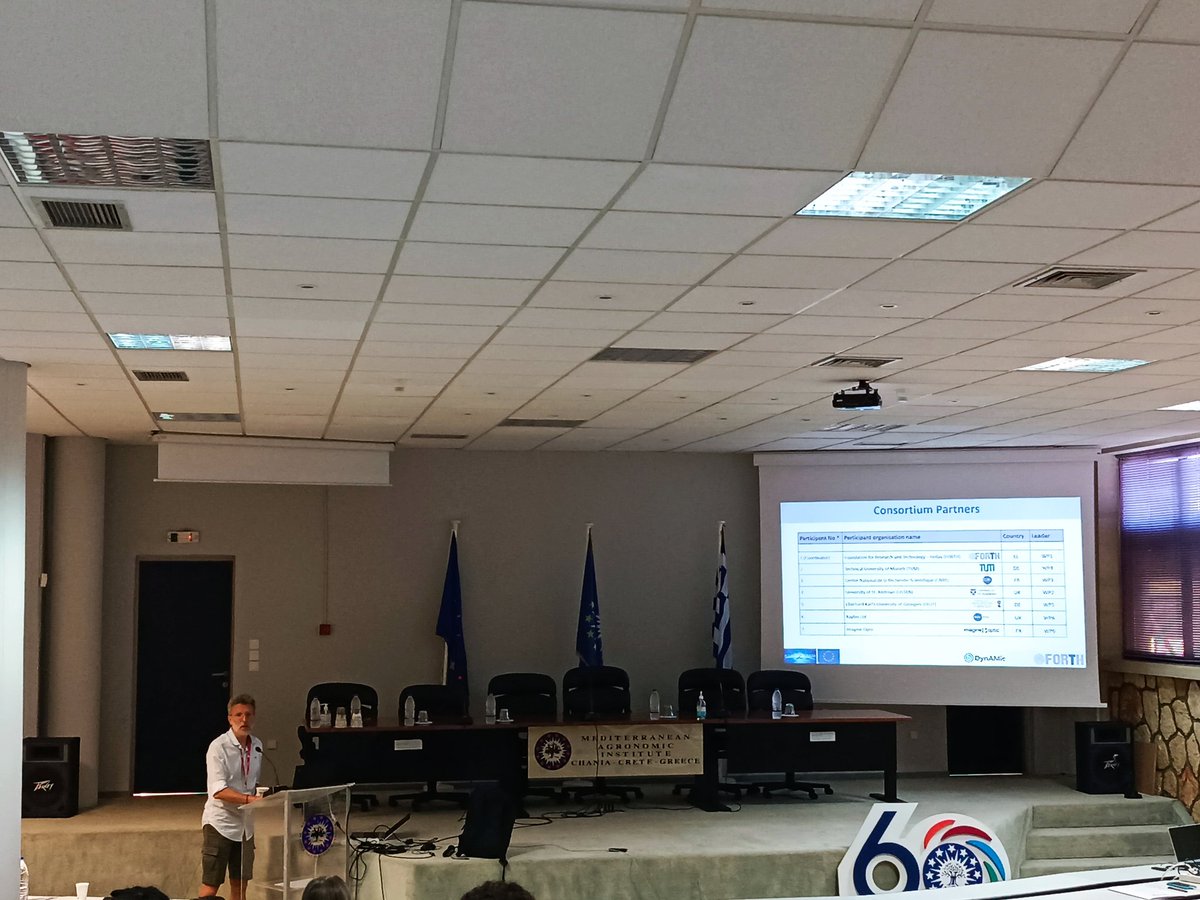 MairaTampakaki's tweet photo. It's on! The @DynAMicFET Summer Workshop has kicked off at MAICH in Chania, Crete with @ZacharakisFORTH delivering the introductory talk, setting the stage for three days of scientific catch-up and productive project planning. 💪✨ #DynAMicFET #SummerWorkshop #MAICH #ChaniaCrete https://t.co/N3zdIFa183