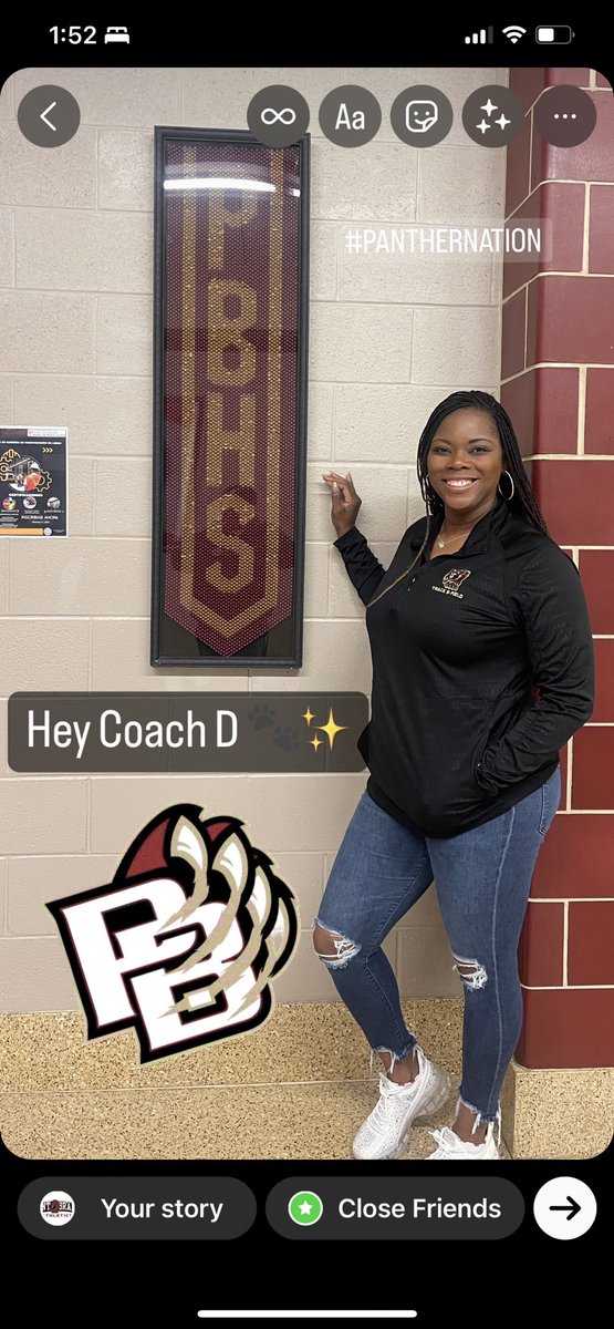 🐾PANTHER NATION‼️🐾
 It is with Panther Pride, I formally introduce myself to the Paint Branch Community!!   Thank you all so much  for welcoming me w/ open arms as I embark on my new journey, serving as the next Athletics Specialist @ PB!  Let’s GOOOOO‼️PB…..UUUU KNOOOOW🐾🔥🔥