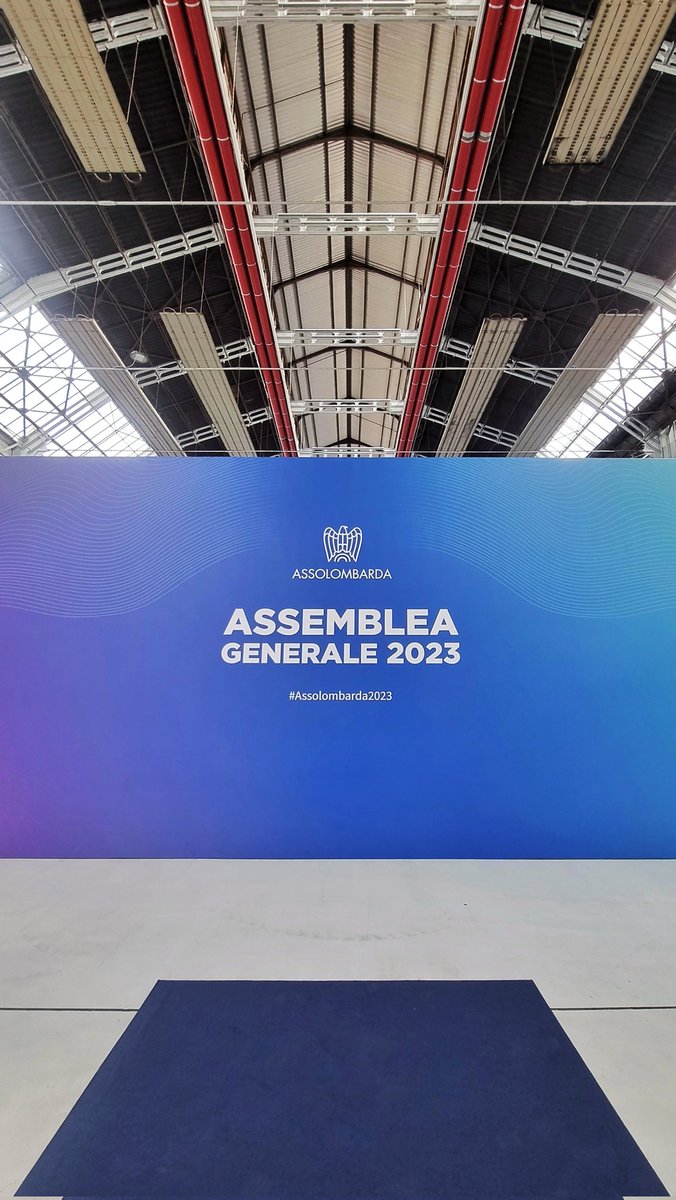 Oggi #3luglio ore 11:00 segui l’Assemblea Generale di #Assolombarda sui social #Assolombarda2023 e in streaming ➡ assolombarda.it

Con gli interventi di <a href="/ASpada_/">Alessandro Spada</a>, <a href="/CarloBonomi_/">Carlo Bonomi</a> <a href="/confindustria/">Confindustria</a>, <a href="/giorgiameloni/">Giorgia Meloni</a> <a href="/palazzochigi/">Palazzo Chigi</a>, <a href="/attiliofontana/">attilio.fontana</a> <a href="/reglombardia/">Regione Lombardia</a>, <a href="/beppesala/">Beppe Sala</a>