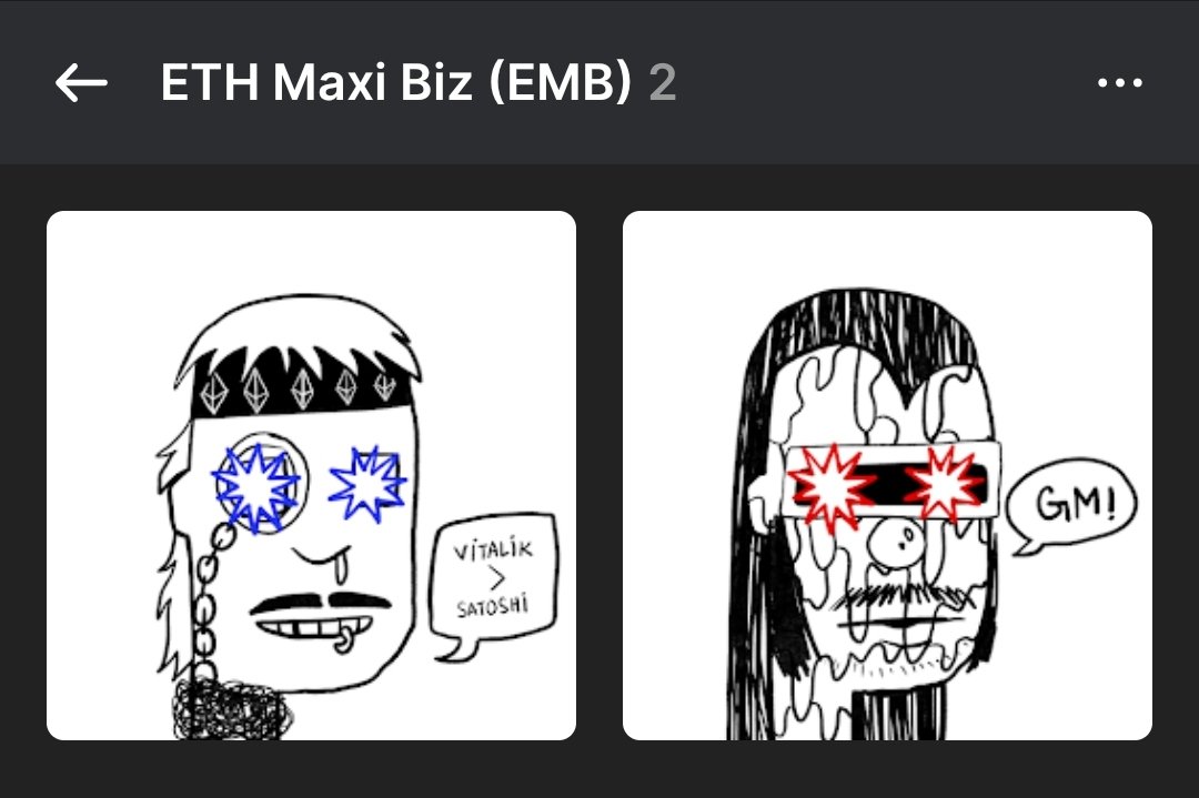 Can <a href="/ETHMaxiBiz/">ETH MAXI BIZ (EMB)</a> do what <a href="/BRCMaxi/">BRC MAXI</a> did? If so, can it do it better?
Anyway worth the $30!
In between drawings I'm trying to find the next degens to explode and this might be it.
Blue chip holders and the story is there, what if...