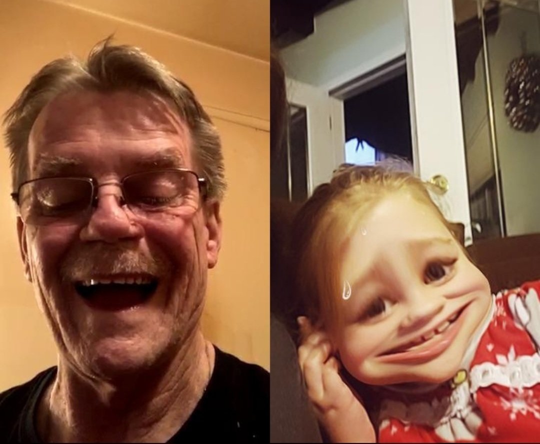 dball117's tweet photo. @JuicyJuiceUSA #JJSummerFunSweeps they always had so much fun with their grandpa on video calls. Miss him so much. So glad they have these memories https://t.co/8c4C3aV2CA